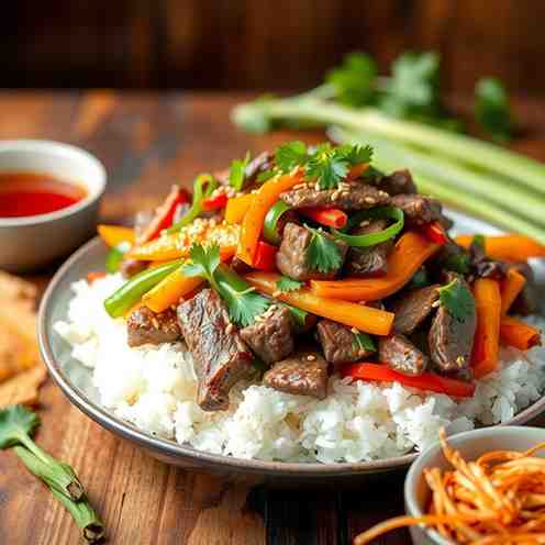 Cambodian Beef Stir Fry